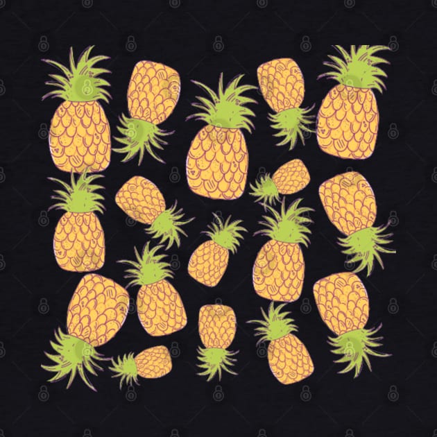 Golden pineapple design 101 by Kaalpanikaa